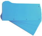 Oxford scheidingsstroken karton, blauw, 240 × 105 mm, 60 stuks