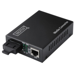 DIGITUS Fast Ethernet mediaconverter, RJ45/SC, multimode, 2 km bereik