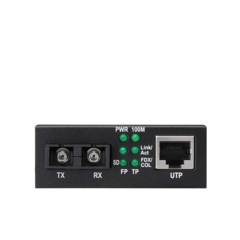 DIGITUS Fast Ethernet mediaconverter, RJ45/SC, multimode, 2 km bereik