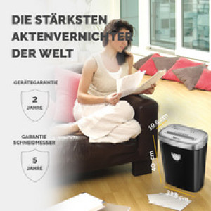 Fellowes papierversnipperaar Powershred 53C, zwart, 10 vel, 23 liter