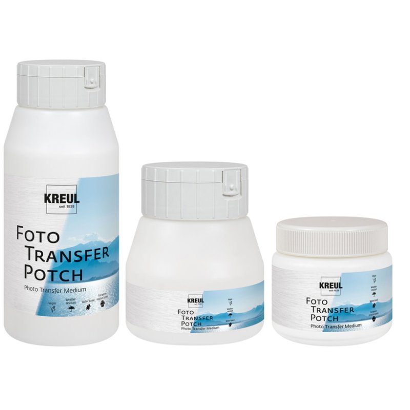 KREUL Transfert Photo POTCH liquide de transfert photo, base aqueuse, 150 ml
