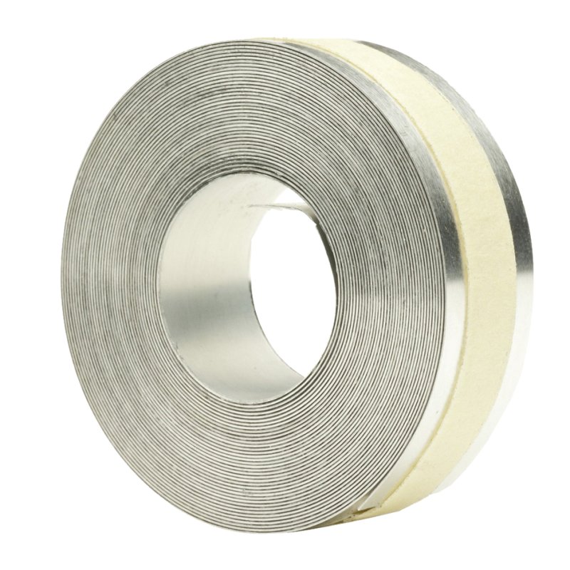 DYMO reliëfband aluminium, 12 mm × 3,65 m, met kleeflaag
