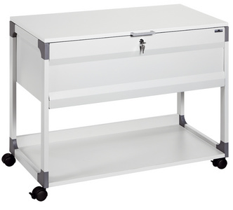 DURABLE hanging file trolley System File Trolley 100 Multi Top, grey, 100 hanging files