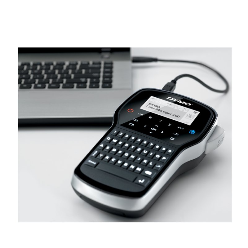 DYMO LabelManager 280 labelprinter, handheld, QWERTZ-toetsenbord, USB-aansluiting