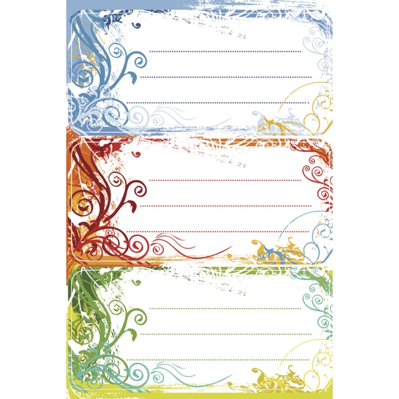 HERMA ensemble d'étiquettes de livres Pictogrammes Sociaux, autocollant, 76×35 mm, 9 pièces