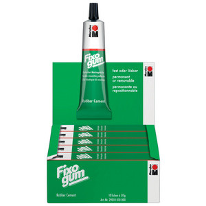 Marabu montagelijm Fixogum Rubbercement, herbruikbaar, 50 g tube