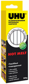 UHU lijmpatronen Hot Melt, transparant, 11 mm diameter, 10 stuks