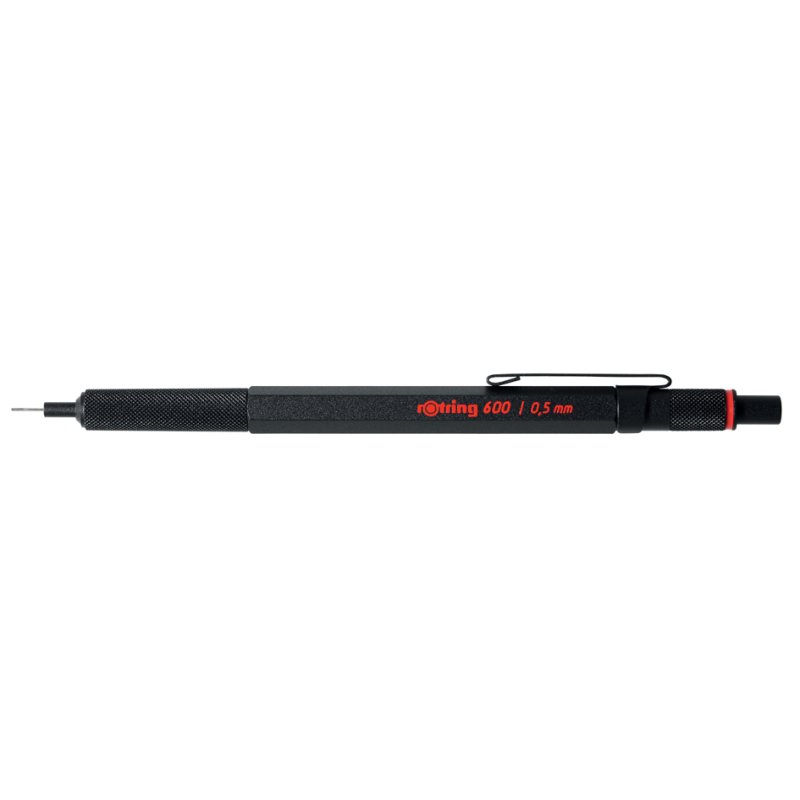 Rotring vulpotlood 600, 0,5 mm, zwart
