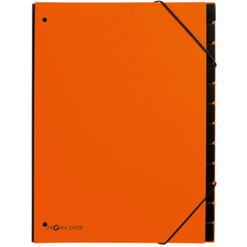 PAGNA Classeur de Bureau Trend A4, 12 compartiments, violet