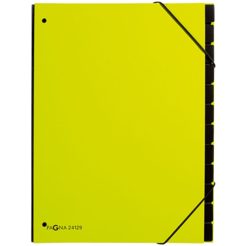 PAGNA Classeur de Bureau Trend A4, 12 compartiments, violet