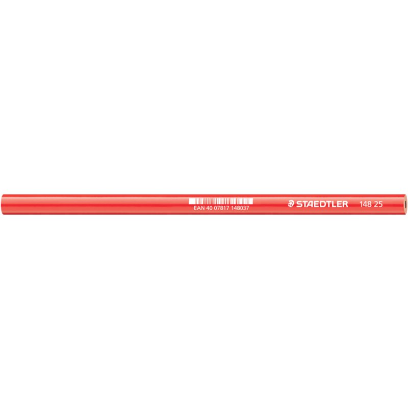 STAEDTLER timmermanspotlood, ovaal, roodbruin, HB