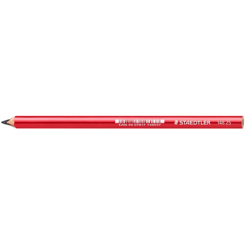 STAEDTLER timmermanspotlood, ovaal, roodbruin, HB