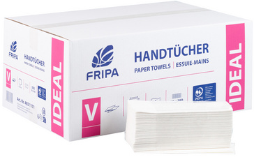 fripa handdoekpapier IDEAL C-vouw, 250×330 mm, wit, 20×180 vel