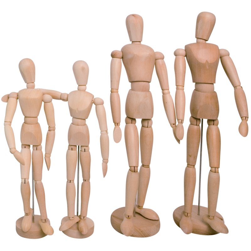 KREUL mannequin articulé SOLO Goya, hauteur 20 cm, bois