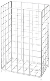 fripa vuilnisbak klein, kunststof draadwerk, wit, 285×190×355 mm