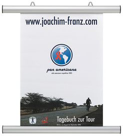 FRANKEN posterlijst aluminium, zilver, 600 mm, A1 formaat
