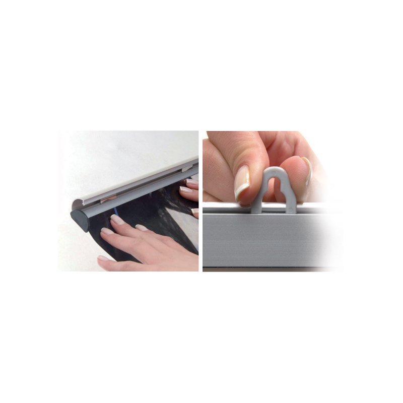 FRANKEN cadre pour affiches aluminium, argent, 1005 mm