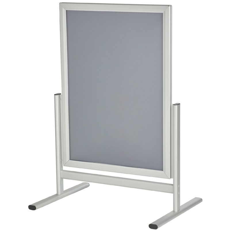 FRANKEN chevalet à affiches Outdoor, DIN A1, 594×841 mm, aluminium anodisé argent