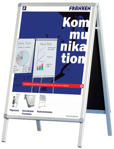 FRANKEN plakatstandaard Standard A0, 841×1187 mm, binnen/buiten, 4-poten onderstel