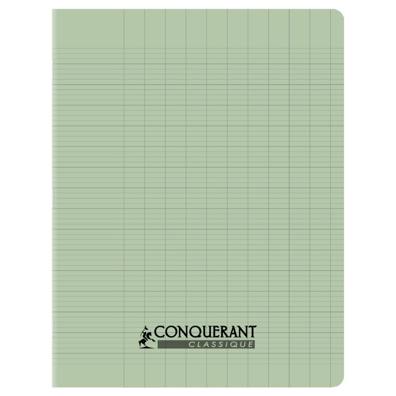 CONQUERANT CLASSIQUE cahier, ligné, rouge, 170×220 mm