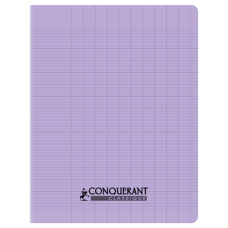 CONQUERANT CLASSIQUE cahier, ligné, rouge, 170×220 mm