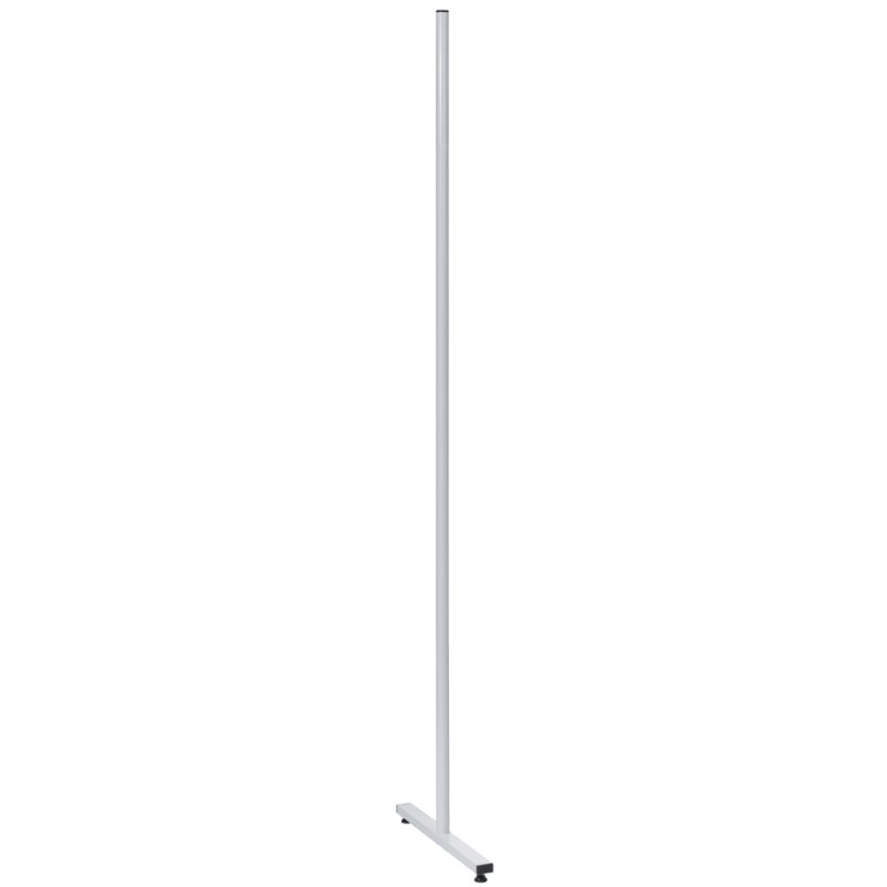 FRANKEN colonne de séparation 190, aluminium, gris, socle standard 500 mm