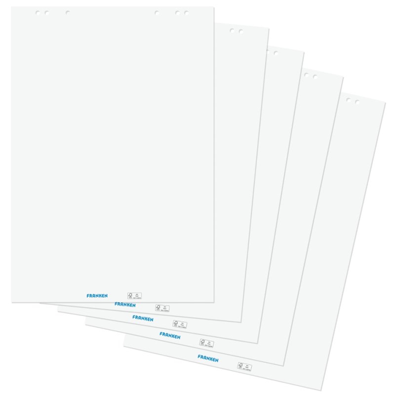 FRANKEN bloc de conférence, non ligné, 680×980 mm, 20 feuilles