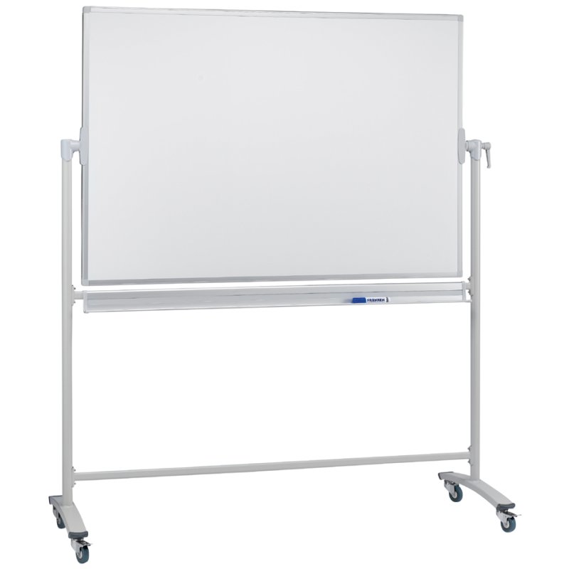 FRANKEN tableau blanc ECO pivotant, magnétique, 220×120 cm, aluminium