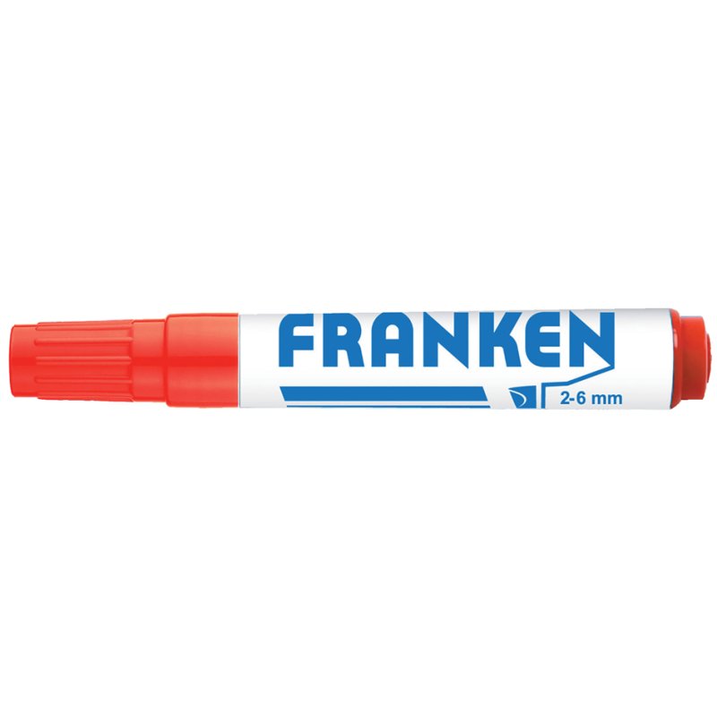 FRANKEN marqueur pour tableau blanc, rouge, largeur de trait 2-6 mm