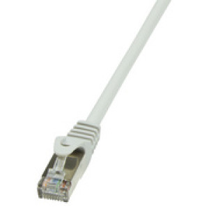 LogiLink Professional netwerkkabel Cat. 5e F/UTP, grijs, 0,5 meter
