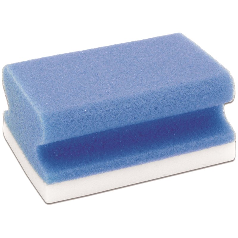 FRANKEN éponge nettoyante universelle X-Wipe, bleu/blanc, 95×70×45 mm, 2 pièces