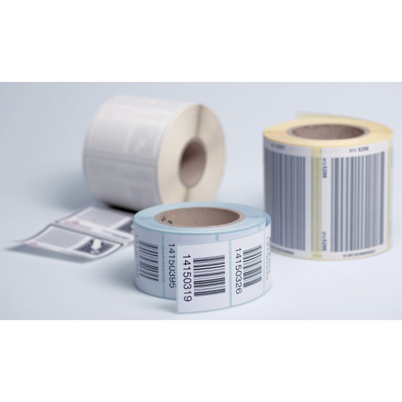 HERMA roll labels, 52×25 mm, white, 12×5,000 pieces