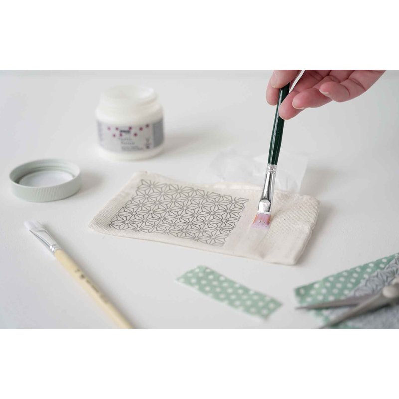 KREUL serviettes vernis & colle textile POTCH, transparent, 250 ml