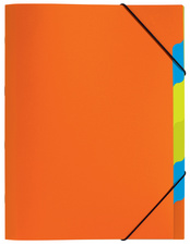 PAGNA sorteermap Funky School A4, 5 vakken, translucent lila, PP