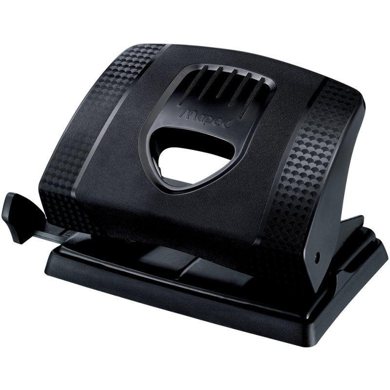 Maped perforator Essentials Green, zwart, 20-25 vel, 99% gerecycled kunststof