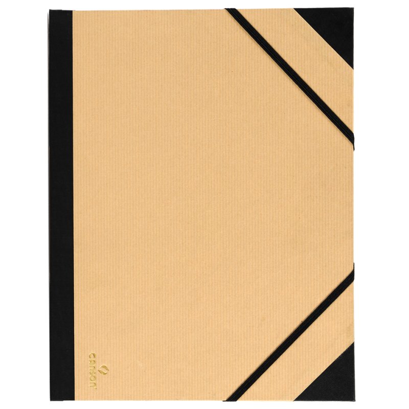 CANSON tekenmap Kraft, 520×720 mm, beige, 2 hoekspanners