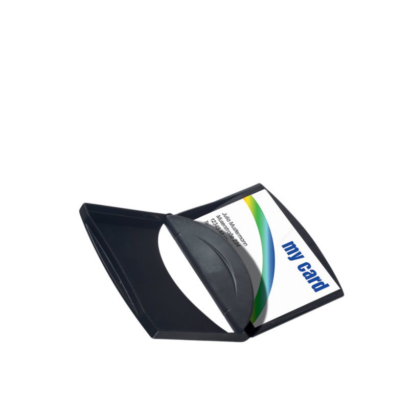 HAN boîte pour cartes de visite VIP, 500 cartes, gris clair/noir