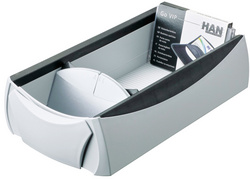 HAN visitekaartjesbox VIP, 500 kaarten, zwart/blauw