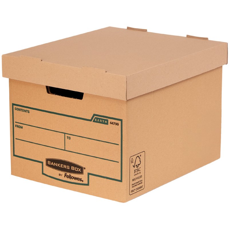 Fellowes BANKERS BOX EARTH archiefdoos Heavy Duty, bruin, A4, 10 stuks