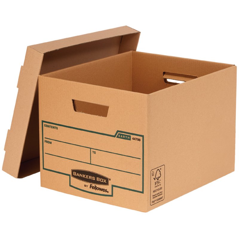 Fellowes BANKERS BOX EARTH archiefdoos Heavy Duty, bruin, A4, 10 stuks