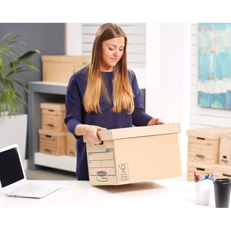 Fellowes BANKERS BOX EARTH archiefdoos Heavy Duty, bruin, A4, 10 stuks