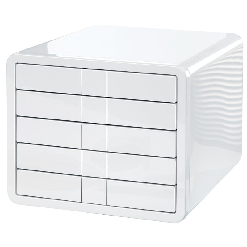 HAN caisson i-Box, 5 tiroirs, blanc, plastique ABS