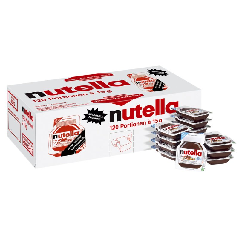 HELLMA sauce noisette-nougat, portions, 120 × 15 g