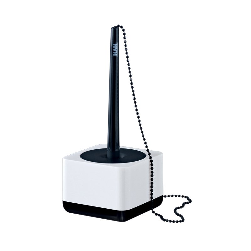 HAN porte-stylos i-Line, plastique, blanc/noir