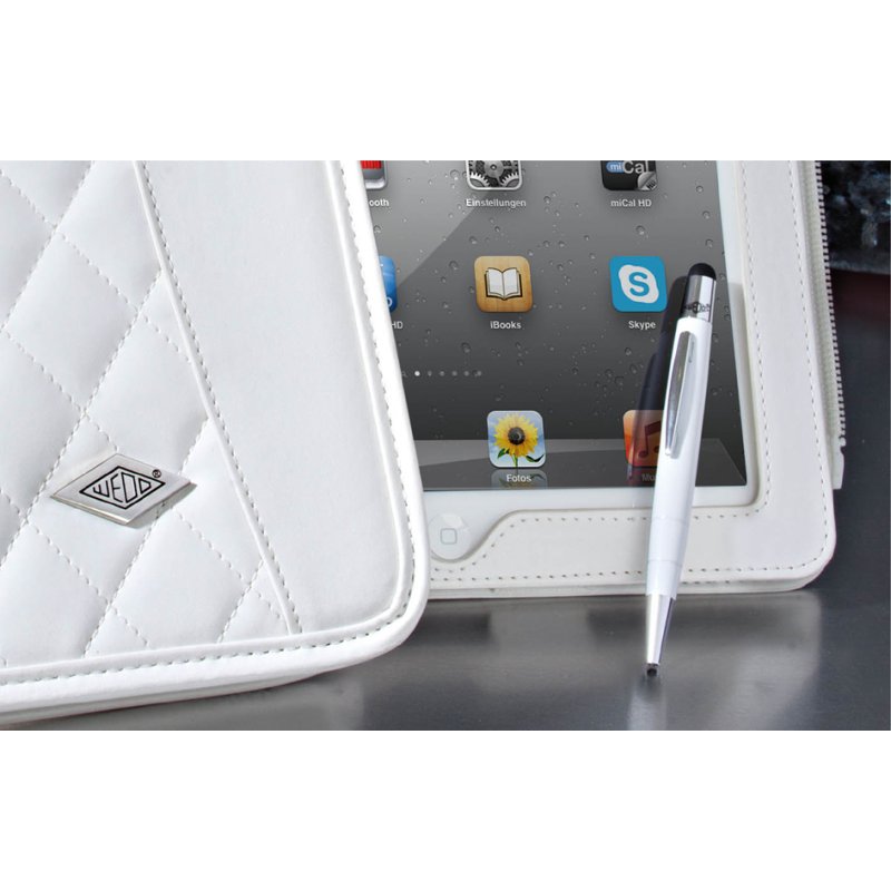 WEDO stylet 2-en-1 Pioneer Mini, brillant, blanc