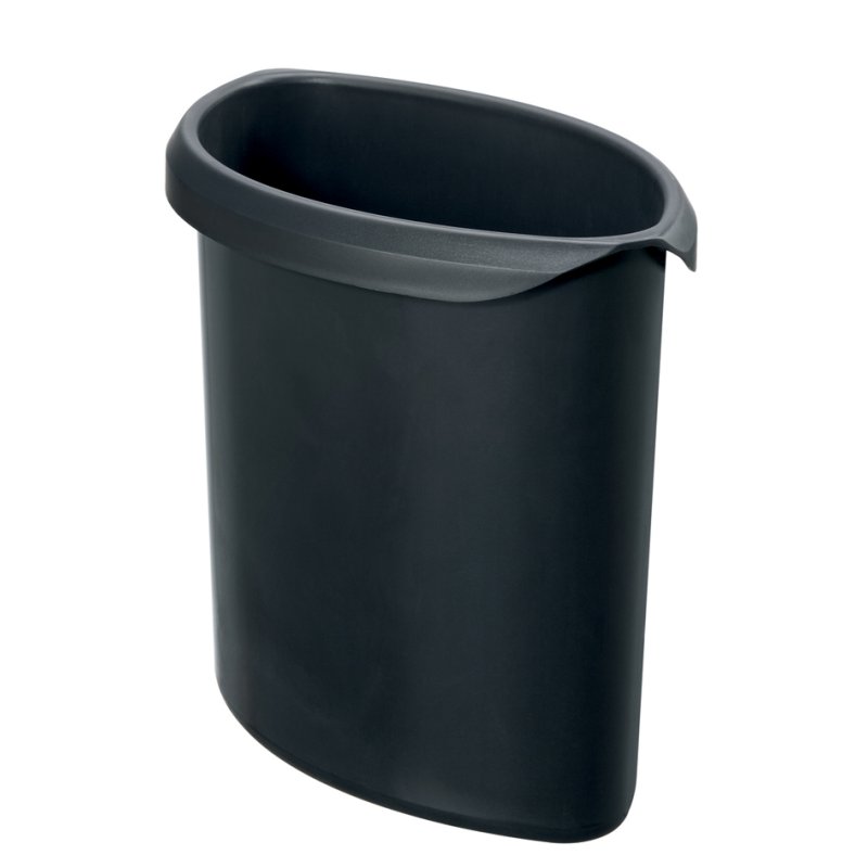 HAN prullenbak brandvertragend, 20 liter, zwart