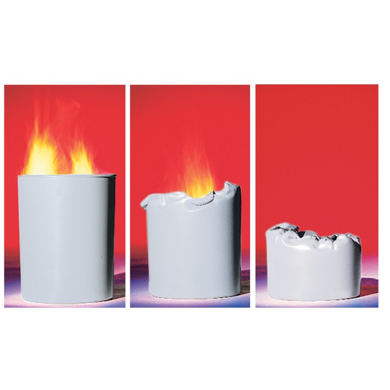 HAN prullenbak brandvertragend, 20 liter, zwart