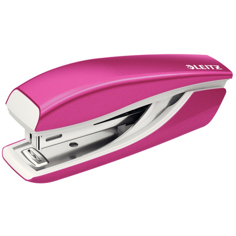 LEITZ nietmachine Mini NeXXt WOW, rood, 10 vel, 1000 nietjes