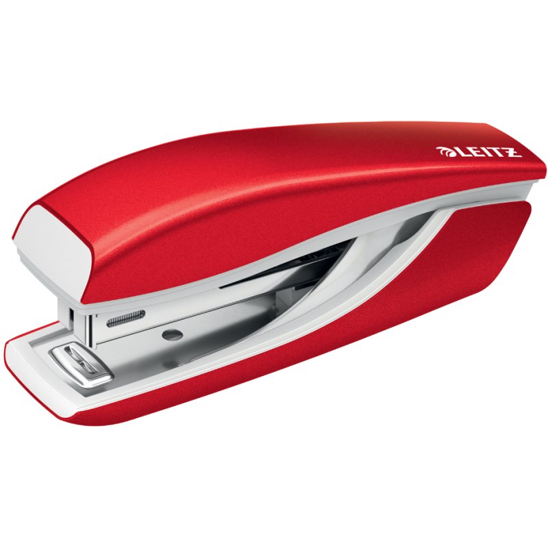 LEITZ nietmachine Mini NeXXt WOW, rood, 10 vel, 1000 nietjes