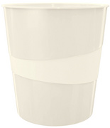 LEITZ prullenbak WOW, kunststof, ijsblauw, 15 liter